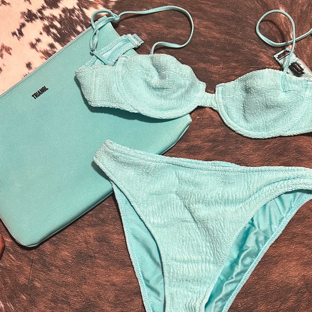 Triangl Swimwear Aqua Bikini Set